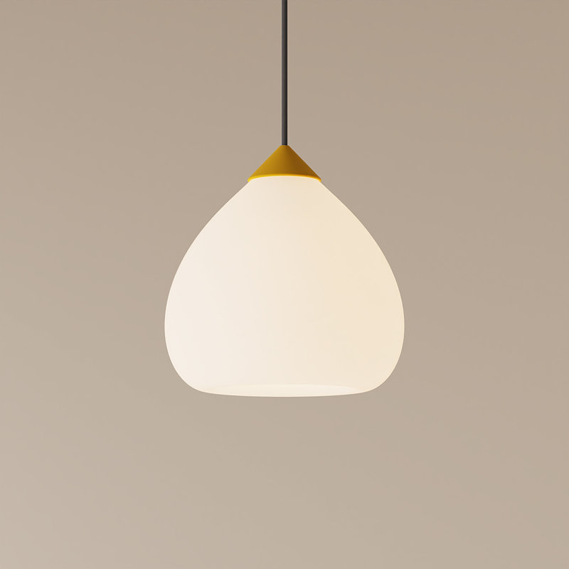 Gulp Pendant Light, 20.6" H x 9.45" W x 9.84" D, Black, Sunrise