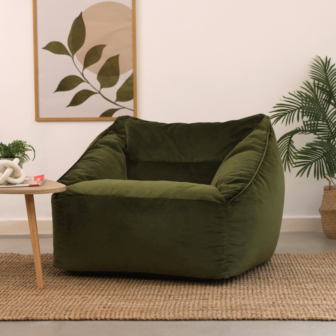 Bean Bag Bazaar Natalia Velvet Armchair Bean Bag