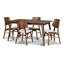 Ensemble de salle à manger en bois avec table rectangulaire et chaises Lyan-995302964-977543843-993116268