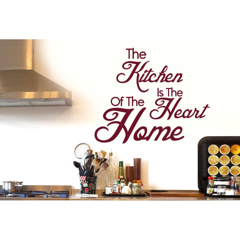 Food & Beverage Non-Wall Damaging Wall Decal, Large, Burgundy