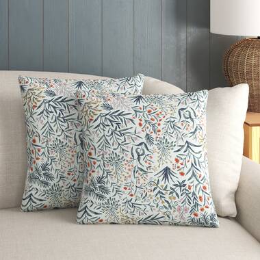 Kimmell Square Pillow Cover & Insert (Set of 2) Andover Mills Color: Blue