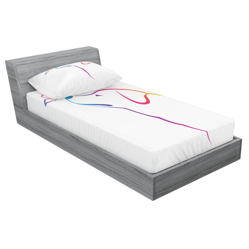 Microfiber Sheet Set, Twin XL Sheet Set with Fitted Sheet