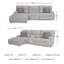 Canapé modulaire inclinable électrique 3 pièces Depaul-814352563-814352561