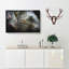 Colourful Elephant Painting - Wrapped Canvas-56655128