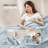 Lightweight Down Alternative Blanket with Satin Trim-950829266-950829271