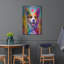 Art mural en métal Winston Porter «Happiness Corgi» par Dean Russo-1942025150
