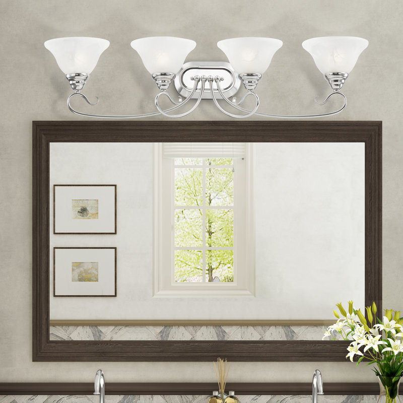 Aquala 4 - Light Dimmable Vanity Light, Chrome