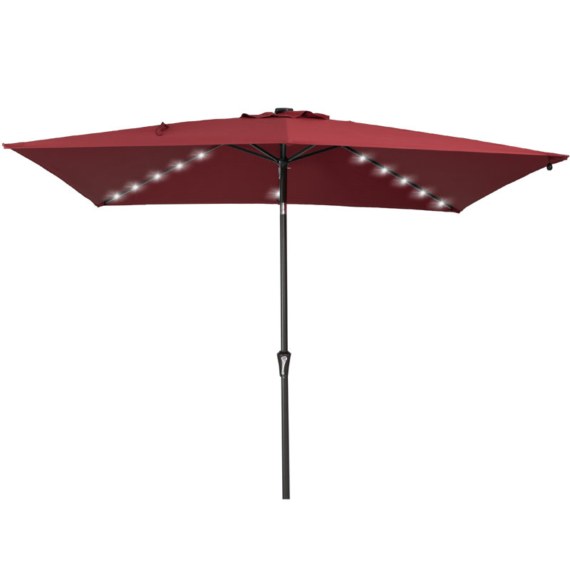 Beka rectangulaire lumineux, Rouge