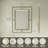 Multi-Function LED Bathroom Mirror, Decorative Handcrafted Iron Frame-1755198806-1758653866