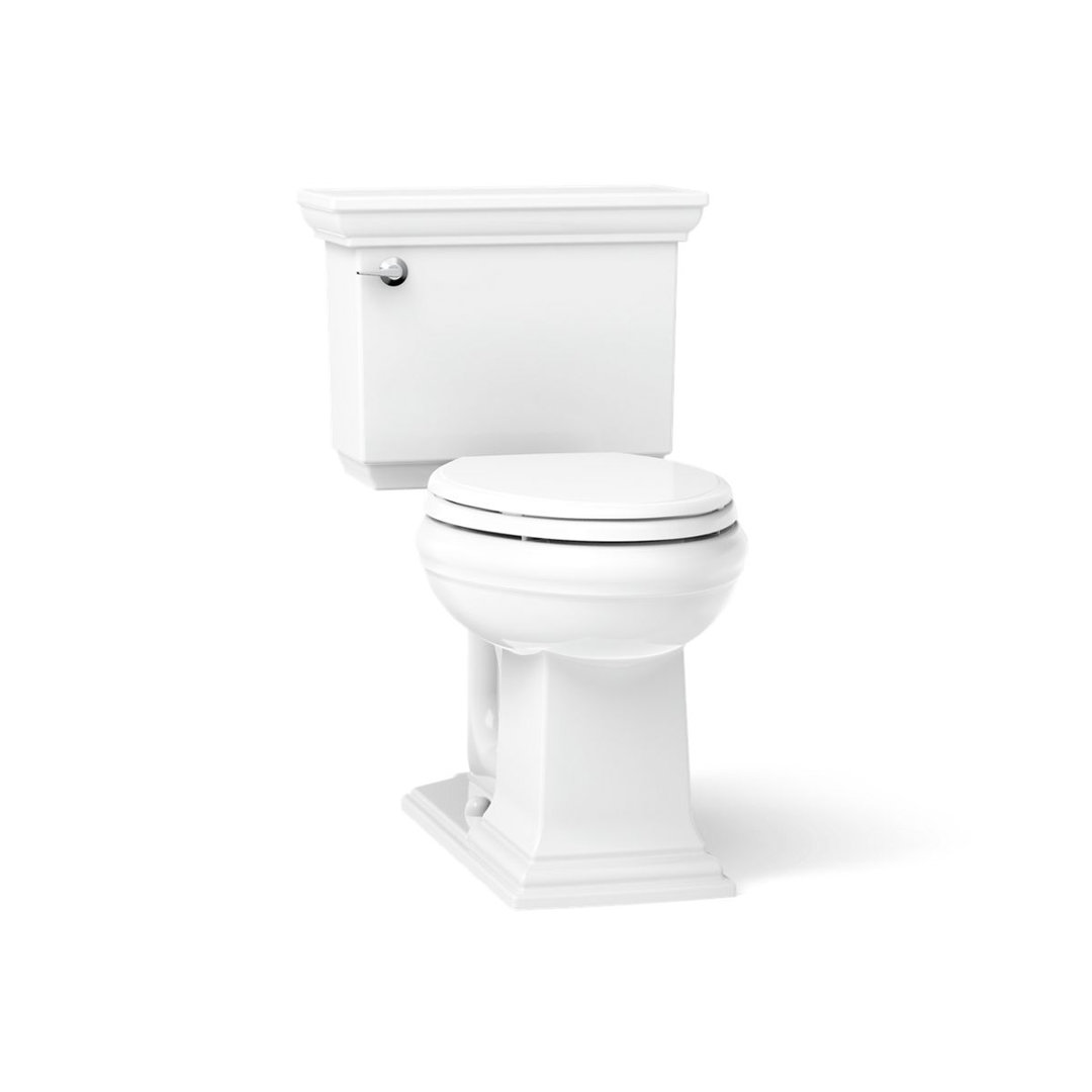 Memoirs® Stately Comfort Height 1.6 gpf Two-piece Elongated Toilet Kohler Finish: White