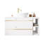 80mm Single Bathroom Vanity with Ceramic Basin