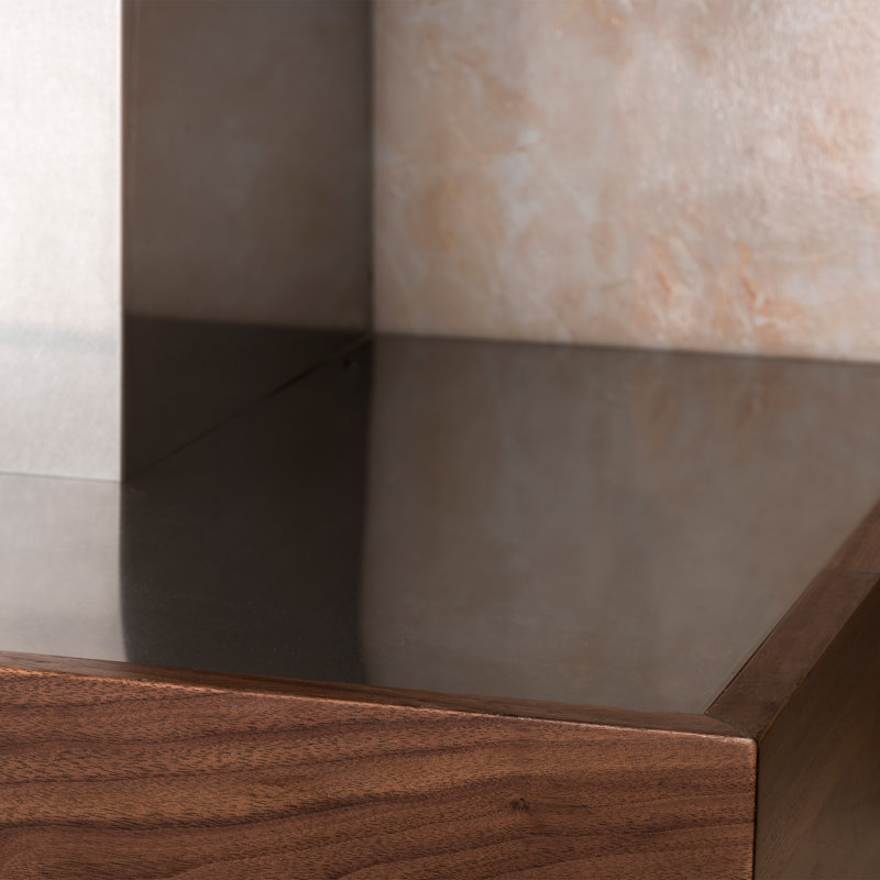 48" ButcherBlock 700 CFM Ducted Wall Mount Range Hood, Walnut, 30" W