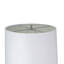 Lampe de table en verre D18x28,5 "