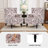 Duward Rococo Plum Floral Upholstered Wingback Accent Chair With Nailhead Trim-1021908627