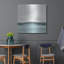 «Tranquil Silver Sea 2» par Chris Paschke, art mural en métal-102872050
