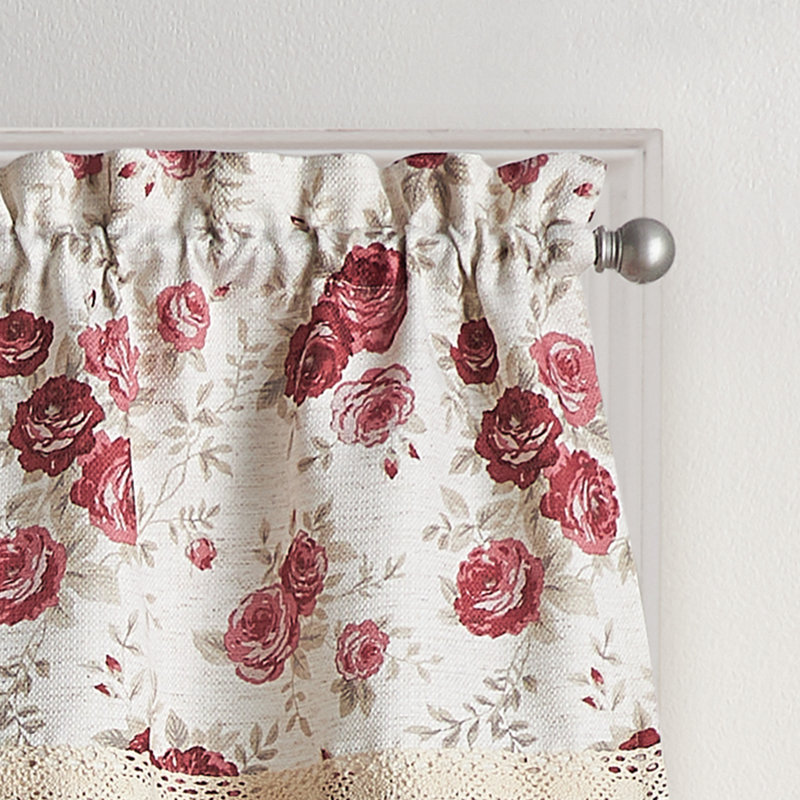 Barbra Floral Tailored Window Valance