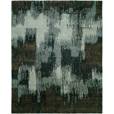 Wool Abstract Area Rug