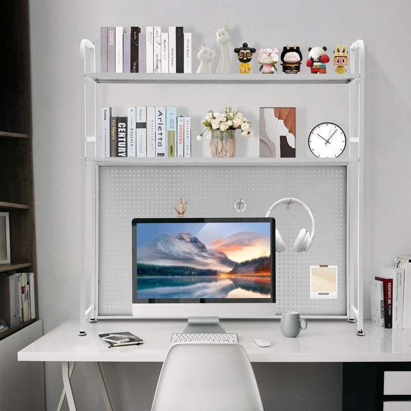 Desk Organizer Rack, White