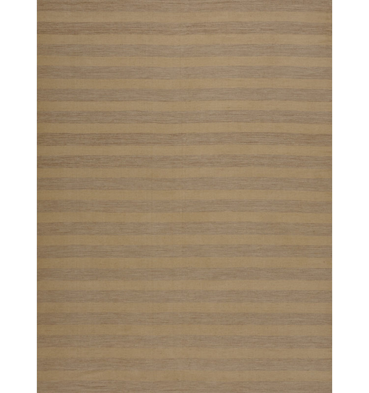 Striped Area Rug in Brown