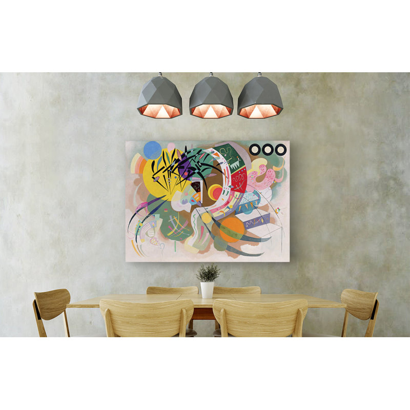 Dominant Curve by Wassily Kandinsky - 1 Piece Wrapped Canvas Painting, 50cm H x 70cm W x 4cm D