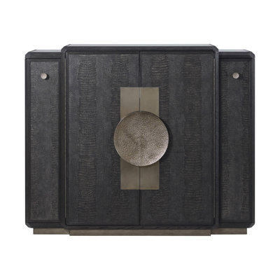 Spencer ST. James Solid Wood Bar Cabinet
