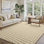 Modern Bubble Texture Faux Fur Rug 