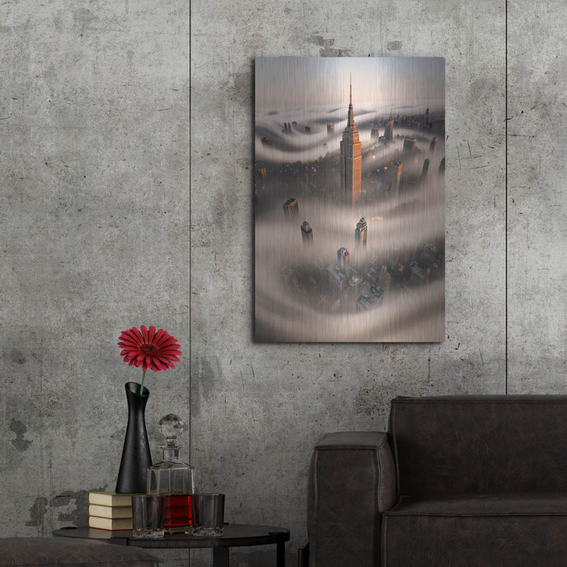 " Empire Fog " by Bruce Getty, 36" H x 24" W