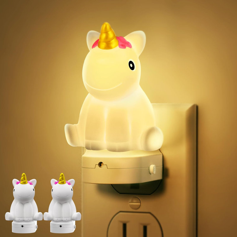 Love Unicorn Night Light Inserted Into The Wall