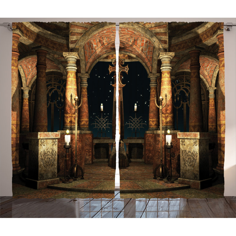 Semi Sheer Curtain Pair, 54" x 96"