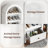2PCS 71" Shoe Storage Cabinet With 1 Storage Drawer And 4 Adjustable Shelves for Living Room -508557698