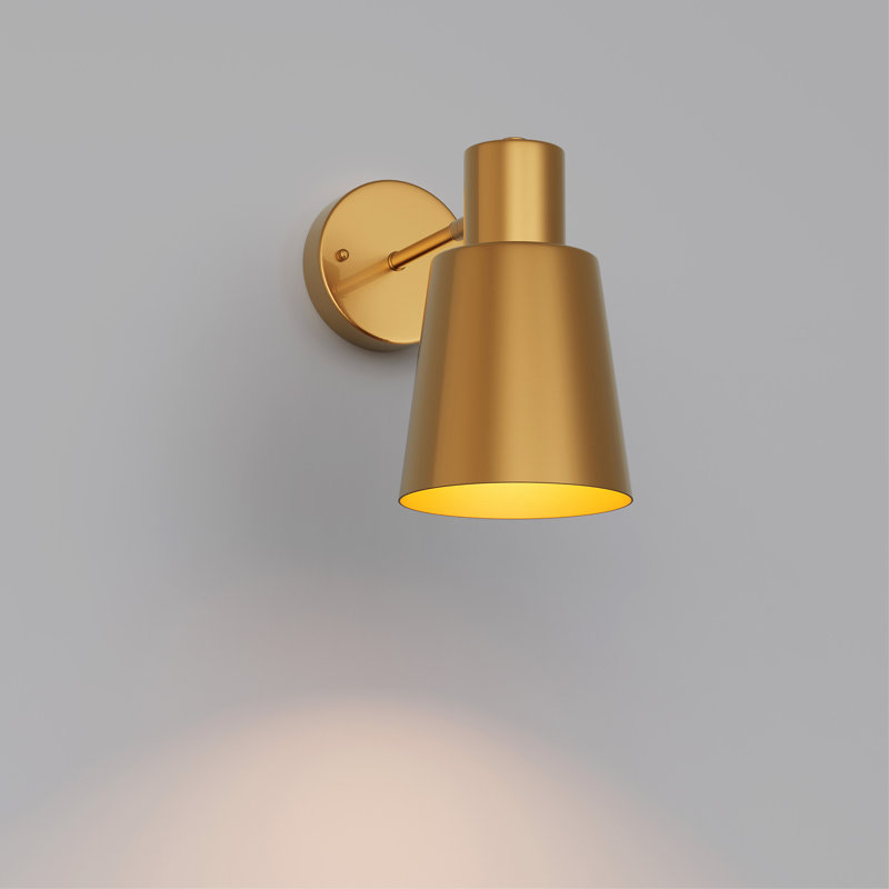 Armed Wall Sconce Chargeable RGB Dimmable, Gold