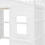 Lit mezzanine robuste et fonctionnel avec échelle, adapté à divers styles de décoration et idéal pour une utilisation à long terme-418838090-418838091