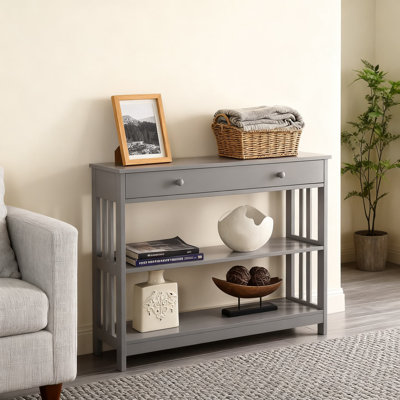 Console avec tiroir, canapé moderne pour l'entrée, le salon ou le couloir, assemblage facile requis