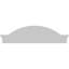 Arche de segment avec fronton en PVC de qualité architecturale Flankers Sunburst-41863541
