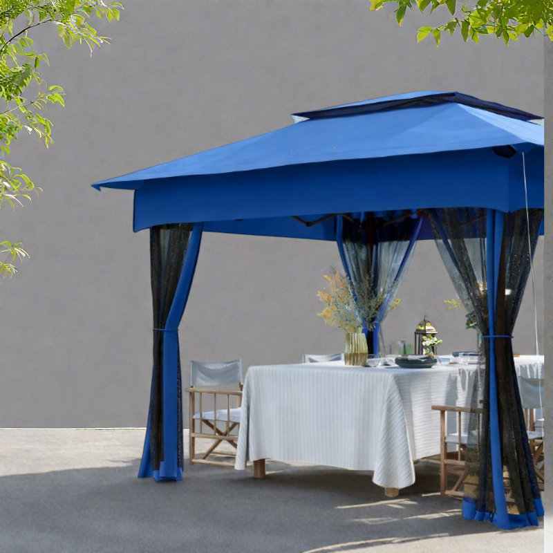 Auvents portables et abris de jardin (doit inclure le cadre), abat-jour de patio moderne en acier