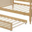 Lit de jour de style traditionnel avec lit gigogne pour chambres d'amis compactes
