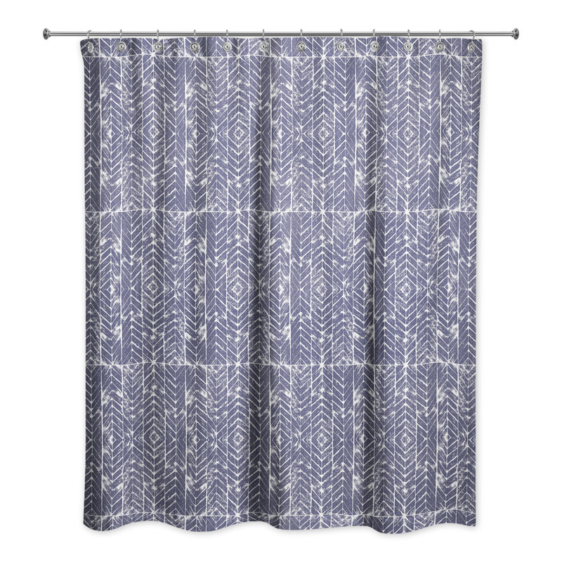 Chevron Shower Curtain