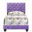 Charmant lit simple mauve pour des espaces élégants-130008374-130008373