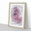 The Heart of a Pink Rose in Abstract - Picture Frame Graphic Art Print on MDF-55738124-55738117