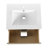 Wall-Mounted Bathroom Vanity With Ceramic Sink