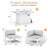 9-Piece 8-Person Outdoor Patio All-Aluminum Sectional Conversation Set with 60,000 BTU Fire Pit Table and Cushions-1584389820-1606390786