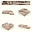 Canapé modulaire rembourré 2 pièces Natick-1814187204-1814187211