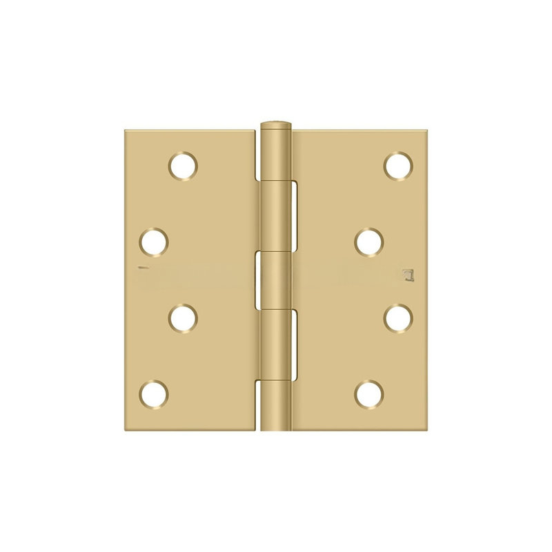 Steel Hinge, Brushed Brass