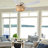 Jayceon 52"W Bohemian Rattan Caged Lighted White Ceiling Fan