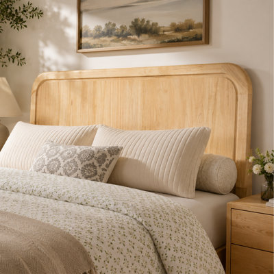 Brody Solid Wood Bed Frame Queen Walnut