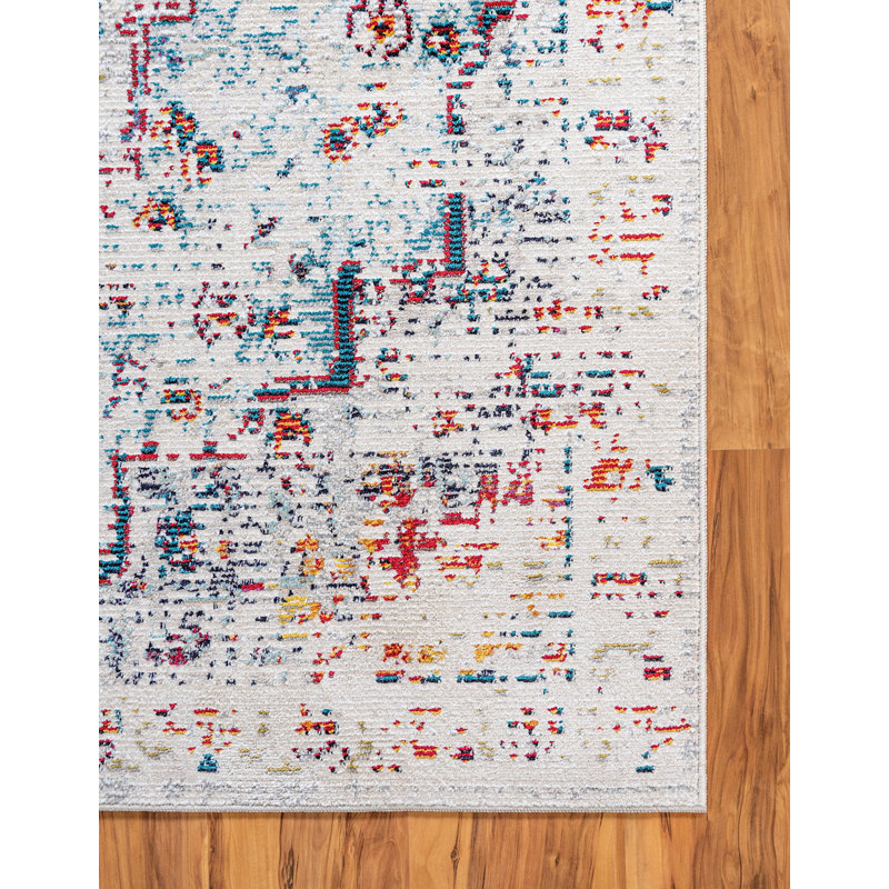 Enderson Ikat Indoor Rug, Rectangle 5' x 8'