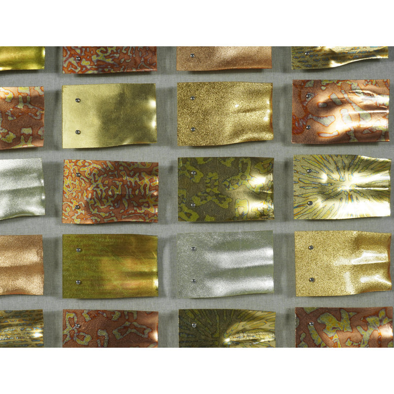 Handmade Boho Abstract Wall Decor on Metal