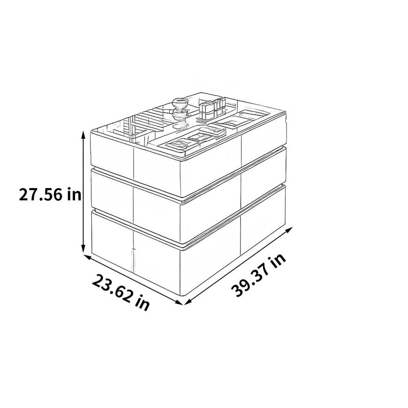 Commode de rangement simple