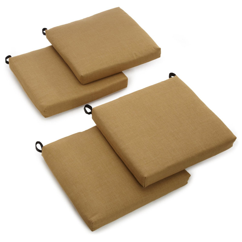 Outdoor 3'' Seat Cushion, Wheat