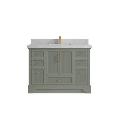 Alys 48'' Single Bathroom Vanity with Quartz Top